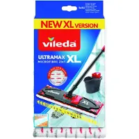 Vileda 8x Ultramax Power 2in1 Xl - Vervanging Wit Rood