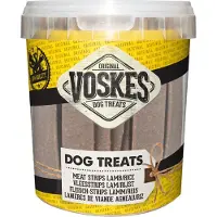 Voskes Hondensnacks Emmer Vleesstrips Lam 600 gr