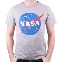COTTON DIVISION NASA Logo Grey T-Shirt XL