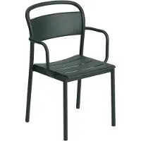Muuto Linear Steel armstoel Dark green