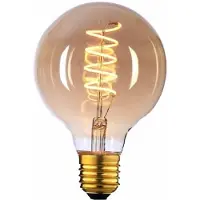 Highlight E27 4Watt Gold Spiraal 95mm Dimbaar