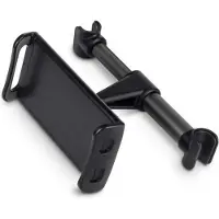 Peachy Tablethouder Telefoonhouder Hoofdsteun autostoel achterbank 4-11 inch voor iPhone iPad Samsung - Zwart