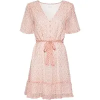 Vila Blousejurk 'Falia' oranje / offwhite
