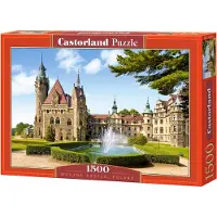 Castorland Moszna Castle, Poland – Puzzel – 1.500 stukjes – Satijnen afwerking – Perfecte pasvorm – Europese kwaliteit