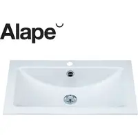 Alape Eb serie inbouw wastafel 58,5x42,5cm wit SHOWROOMMODEL