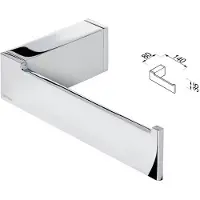 Geesa WC rolhouder Geesa Modern Art Chroom