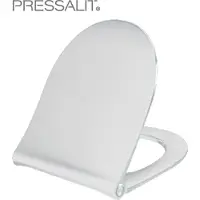 Pressalit Sway D closetzitting met deksel softclosing-quickrelease Wit