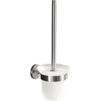 Mueller 304 wc borstel met houder RVS