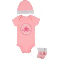 Converse Set lichtgrijs / pink / lichtroze