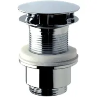Plieger design afvoerplug z. overloop 63x5/4" v. bodemdikte 45-60mm chroom