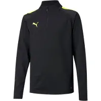 Puma teamLIGA 1/4 Zip Top - Sporttrui Jongens - Maat 152 - Zwart