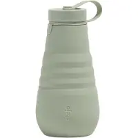Stojo Drinkfles 590 ml - Apricot Kleur: grijsgroen