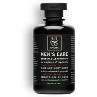 Apivita Men's Care Hair and Body Wash Gel with Cardamon & Propolis 250ml | Voor Mannen
