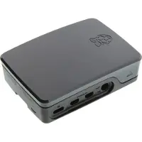Raspberry Pi SC0230 SBC-behuizing Geschikt voor model: 4 B Zwart