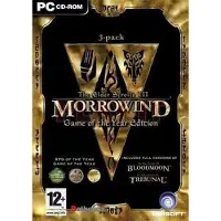 The Elder Scrolls 3, Morrowind, Game Of The Year (Morrowind + Bloodmoon En Tribunal Add-Ons ) (Dvd-Rom)