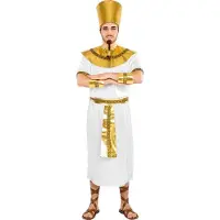 TecTake dressforfun - Herenkostuum koning farao - XL - Verkleedkleding carnaval - Halloween - Verkleden - Feestkleding - Carnavalskleding - Feest - Partykleding