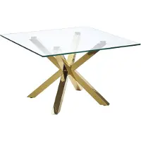 Beliani STARLIGHT - Salontafel - Goud - Veiligheidsglas