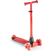 Yvolution - Yglider Kiwi - Rood - Kinderstep met led wielen