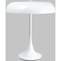 Aluminor Tafellamp Madison, wit / opaal, Woon-/ Eetkamer, Aluminium, Modern, Tafellamp
