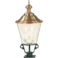 Ks Verlichting Ronde, nostalgische lantaarn lamp Berghuizen K3B groen
