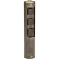 ALBERT LEUCHTEN Integreerbare stopcontactenzuil COLONNA bruin, brons / oud-messing, Aluminium