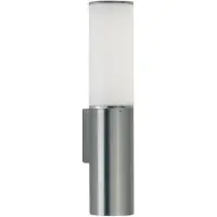 Albert Wandlamp buiten MARIOLA, alu / grijs / zink, Roestvrij staal, Modern