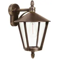 Albert Wandlamp buiten AWL, dimbaar, bruin / roest, Aluminium, Modern, Wandlamp buiten