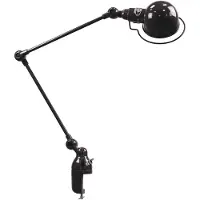 Jieldé Klemlamp Signal SI332, zwart, Woon-/ Eetkamer, Aluminium, Industrieel design, Klemlamp