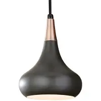 Elstead Lighting Elstead Beso hanglamp, E27, 24 cm, donker brons