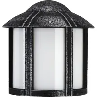 ALBERT LEUCHTEN Wandlamp buiten AFFRA, zwart, Aluminium, Landelijk