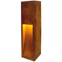 SLV 229410 Rust Slot 50 Staande buitenlamp Spaarlamp E27 11 W IJzer (geroest)