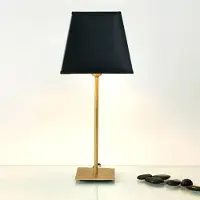 Holländer Tafellamp Mattia, zwart, Woon-/ Eetkamer, metaal, Modern, tafellamp