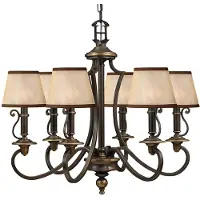 HINKLEY LED Kroonluchter | 6X E14 Max 40W | Dimbaar | Olde Bronze