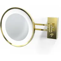 DECOR WALTHER Make-up spiegel BS 36 LED Gold (3x magnification)
