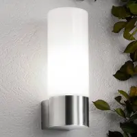 CMD Wandlamp buiten CALA, alu / grijs / zink, Roestvrij staal, Modern, Wandlamp buiten