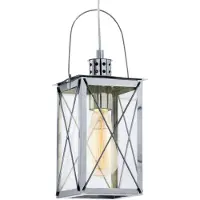 Eglo Hanglamp Vintage Square chroom