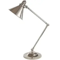 Elstead Lighting LED Tafellamp Provence | 1X E27 Max 60W | Polished Nickel