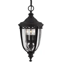 Elstead Lighting Hanglamp English Bridle voor buiten, zwart Bridle, dimbaar, zwart, metaal, Antiek