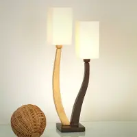 Holländer Tafellamp Quadrangolare, crème / amber, Woon-/ Eetkamer, Modern, Tafellamp