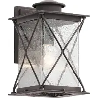 Elstead Lighting LED Wand Buitenlamp Argyle | 1X E27 Max 60W | IP44 | Dimbaar | Weathered Zinc