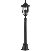 Elstead Lighting LED Tuin Pilaar English Bridle | 3X E14 Max 60W | IP44 (Outdoor) | Black