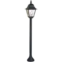 Elstead Lighting Tuinpadverlichting Norfolk NR4, dimbaar, zwart, Glas, Antiek, Tuinpad verlichting