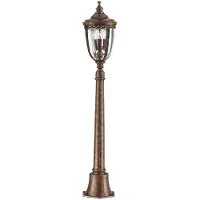 Elstead Lighting LED Tuin Pilaar English Bridle | 3X E14 Max 60W | IP44 (Outdoor) | British Bronze