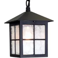 Elstead Lighting Buiten hanglamp Winchester BL18B BL18B, dimbaar, zwart, metaal, Antiek