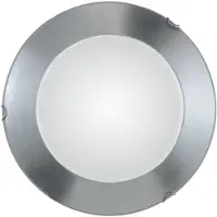 AUSTROLUX BY KOLARZ Wandlamp Moon, dimbaar, alu / grijs / zink, Woon-/ Eetkamer, Glas, Design, wandlamp