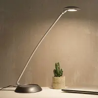 Aluminor LED-tafellamp FOREVER, dimbaar, alu / grijs / zink, Werkkamer / Kantoor, metaal, Modern, LED tafellamp