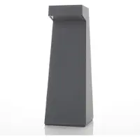 Bega Sokkellamp buiten 84108, alu / grijs / zink, Aluminium, Modern, LED buitenlamp