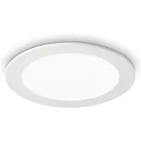 Ideal Lux LED plafond inbouwlamp Groove Round 3.000K 16,8cm