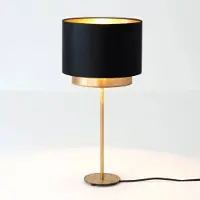 Holländer Tafellamp Mattia, messing / goud, Woon-/ Eetkamer, metaal, Design, Tafellamp
