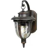 ELSTEAD Wandlamp buiten St. Louis, dimbaar, brons / oud-messing, metaal, Wandlamp buiten